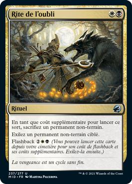 Rite de l'oubli - Innistrad : Chasse de Minuit