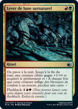 Lever de lune surnaturel - Innistrad : Chasse de Minuit
