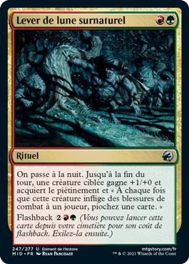 Lever de lune surnaturel - Innistrad : Chasse de Minuit