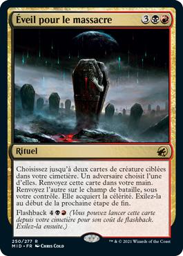 Éveil pour le massacre - Innistrad : Chasse de Minuit