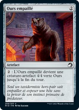 Ours empaillé - Innistrad : Chasse de Minuit