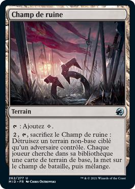 Champ de ruine - Innistrad : Chasse de Minuit