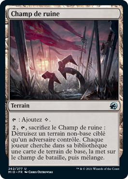 Champ de ruine - Innistrad : Chasse de Minuit