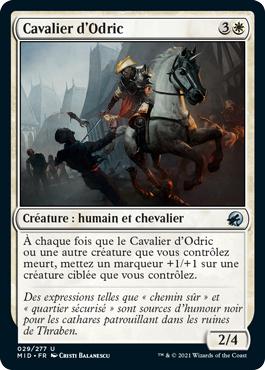 Cavalier d'Odric - Innistrad : Chasse de Minuit