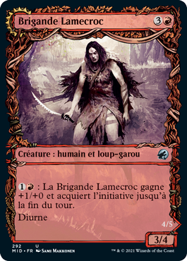 Brigande Lamecroc -> Éviscératrice Lamecroc - Innistrad : Chasse de Minuit