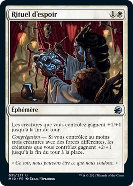 Rituel d'espoir - Innistrad : Chasse de Minuit