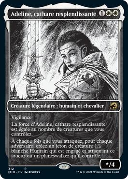 Adeline, cathare resplendissante - Innistrad : Chasse de Minuit