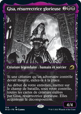 Gisa, résurrectrice glorieuse - Innistrad : Chasse de Minuit