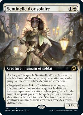 Sentinelle d'or solaire - Innistrad : Chasse de Minuit