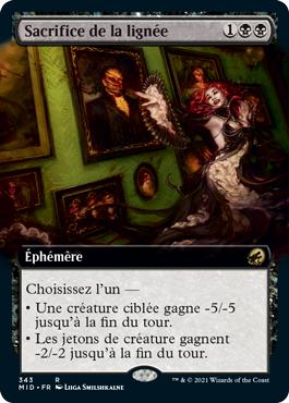 Sacrifice de la lignée - Innistrad : Chasse de Minuit