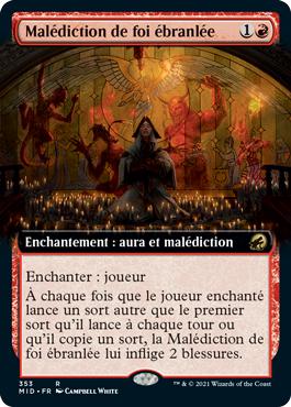 Malédiction de foi ébranlée - Innistrad : Chasse de Minuit