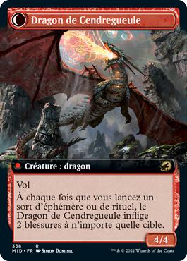 Dragon de Cendregueule - Innistrad : Chasse de Minuit