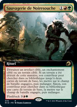 Sauvagerie de Noiresouche - Innistrad : Chasse de Minuit