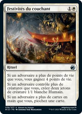 Festivités du couchant - Innistrad : Chasse de Minuit