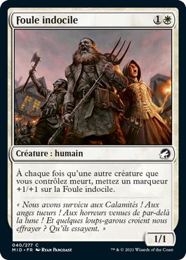 Foule indocile - Innistrad : Chasse de Minuit