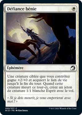 Défiance bénie - Innistrad : Chasse de Minuit