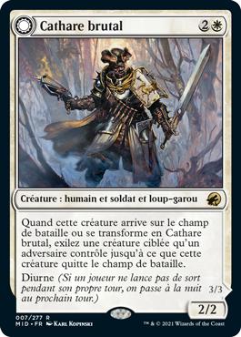 Cathare brutal -> Furielune brutal - Innistrad : Chasse de Minuit