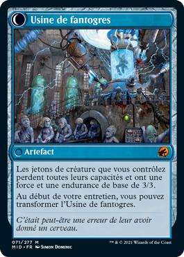 Usine de fantogres - Innistrad : Chasse de Minuit