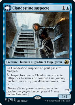 Clandestine suspecte -> Loup-garou de mer - Innistrad : Chasse de Minuit