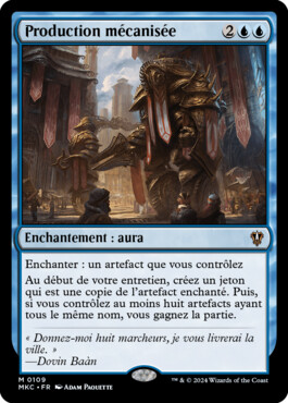 Production mécanisée - Meurtres au Manoir Karlov Commander