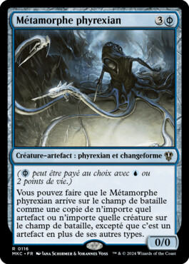 Métamorphe phyrexian - Meurtres au Manoir Karlov Commander