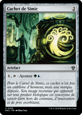 Cachet de Simic - Meurtres au Manoir Karlov Commander