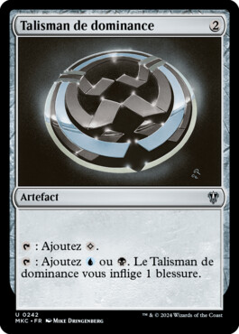 Talisman de dominance - Meurtres au Manoir Karlov Commander