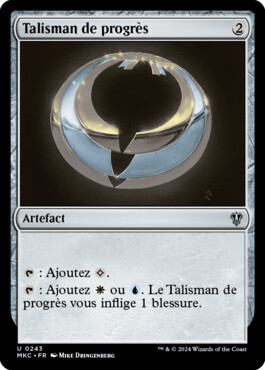 Talisman de progrès - Meurtres au Manoir Karlov Commander