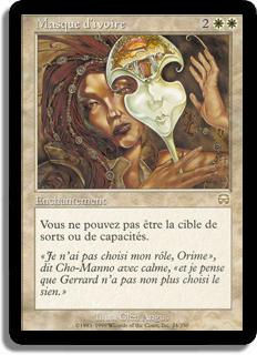 Masque d'ivoire - Masques de Mercadia