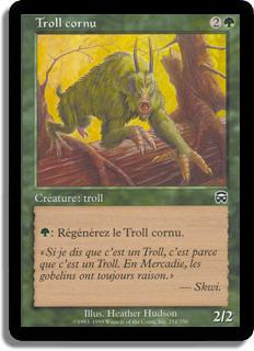 Troll cornu - Masques de Mercadia