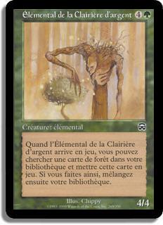 Elémental de la Clairière d'argent - Masques de Mercadia