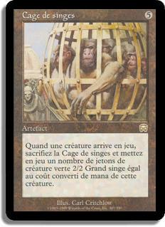 Cage de singes - Masques de Mercadia