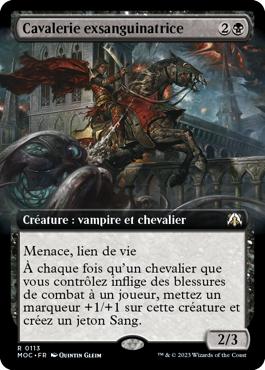 Cavalerie exsanguinatrice - L'invasion des machines Commander