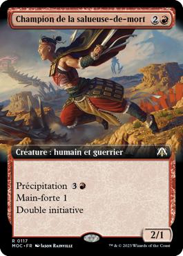 Champion de la salueuse-de-mort - L'invasion des machines Commander