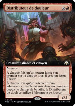 Distributeur de douleur - L'invasion des machines Commander