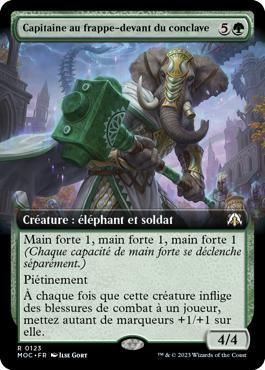 Capitaine au frappe-devant du conclave - L'invasion des machines Commander