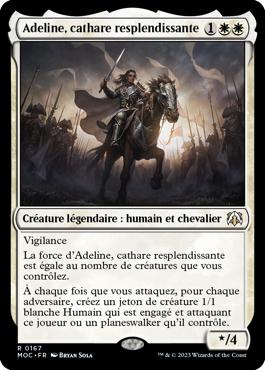 Adeline, cathare resplendissante - L'invasion des machines Commander