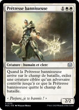 Prêtresse bannisseuse - L'invasion des machines Commander