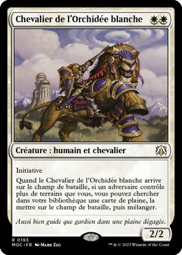 Chevalier de l'Orchidée blanche - L'invasion des machines Commander