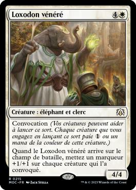 Loxodon vénéré - L'invasion des machines Commander