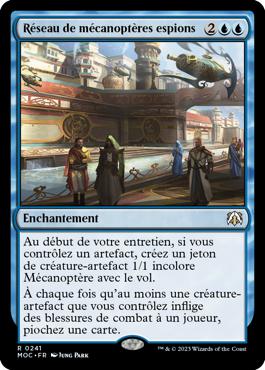 Réseau de mécanoptères espions - L'invasion des machines Commander