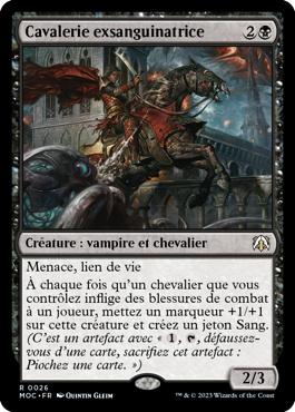 Cavalerie exsanguinatrice - L'invasion des machines Commander