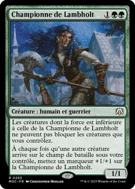 Championne de Lambholt - L'invasion des machines Commander