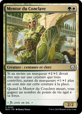 Mentor du Conclave - L'invasion des machines Commander