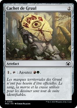 Cachet de Gruul - L'invasion des machines Commander