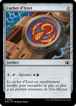 Cachet d'Izzet - L'invasion des machines Commander