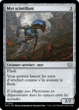 Myr scintillant - L'invasion des machines Commander