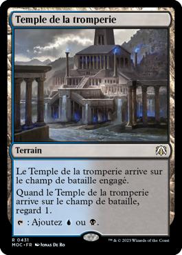 Temple de la tromperie - L'invasion des machines Commander