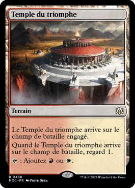 Temple du triomphe - L'invasion des machines Commander