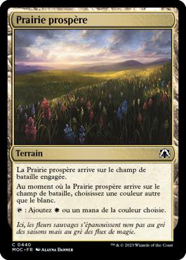 Prairie prospère - L'invasion des machines Commander